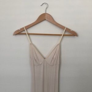 American Apparel Light Pink Ribbed Dress